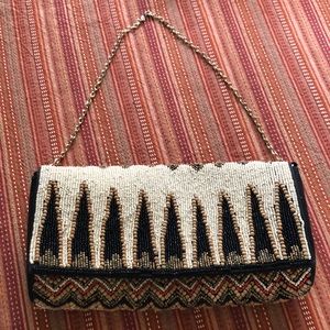 Beaded purse.